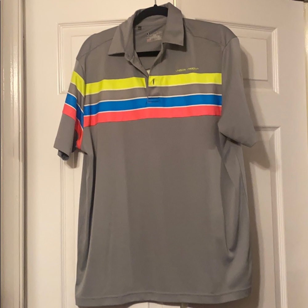 Under Armor Grey Polo